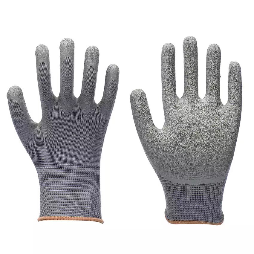 Work Safety Polyurethane Coated Nylon Work Gloves 380-5 (1/ 6 /12 Pairs) gallery