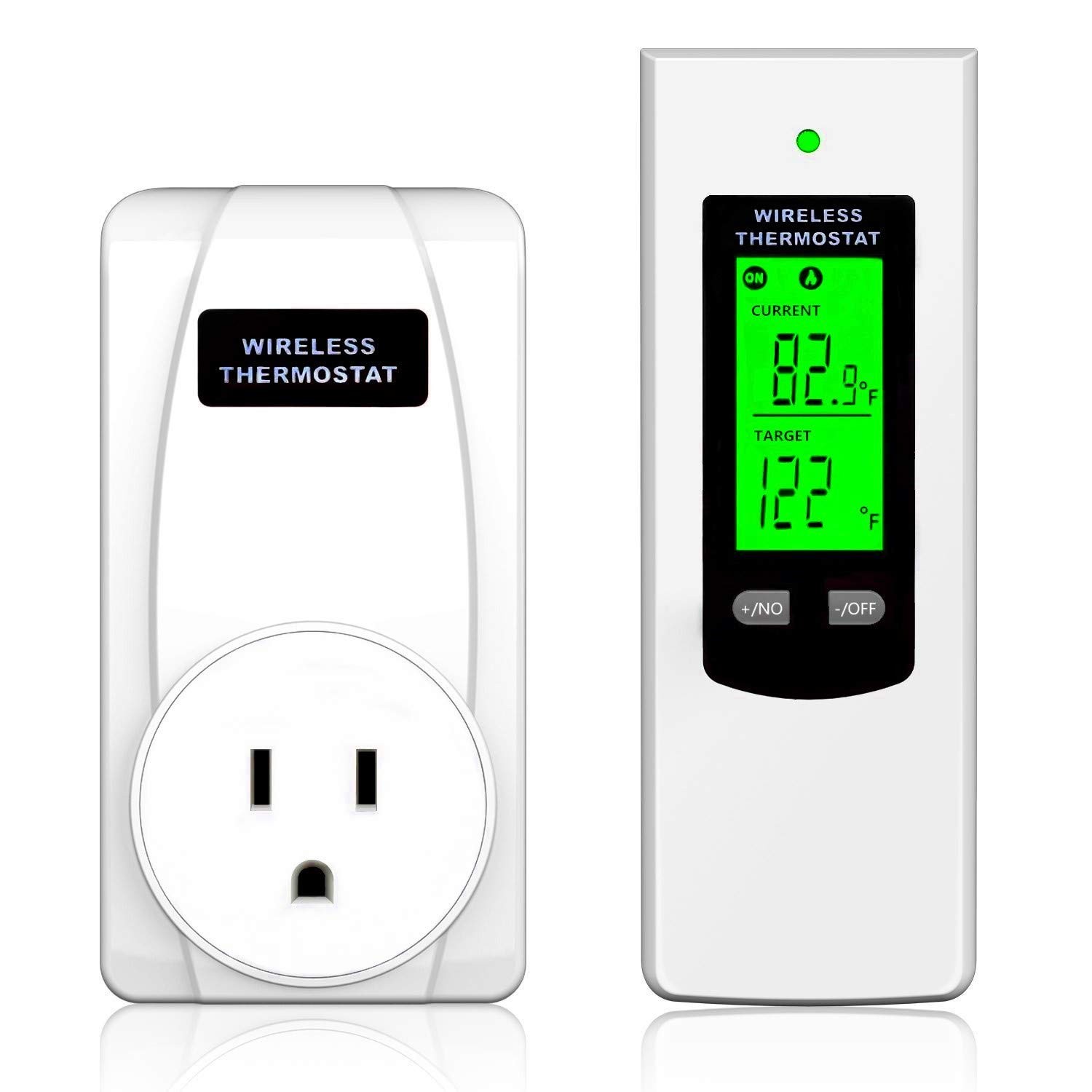 Programmable Wireless Plug in Thermostat Outlet, Electric Thermostat Controlled gallery