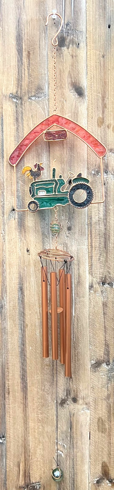 Tractor Metal/Acrylic Windchime 33" x 7" gallery