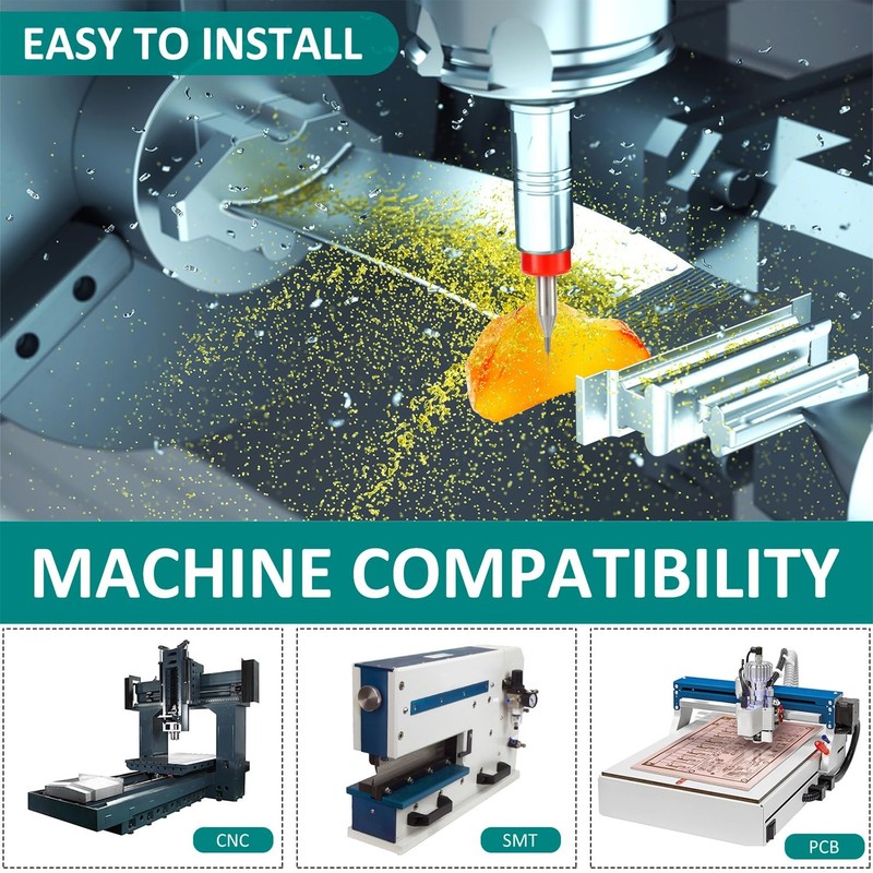 100x Carbide Micro Drill Bits Set 0.1-1.0mm for PCB Engraving Circuit Board Tool gallery