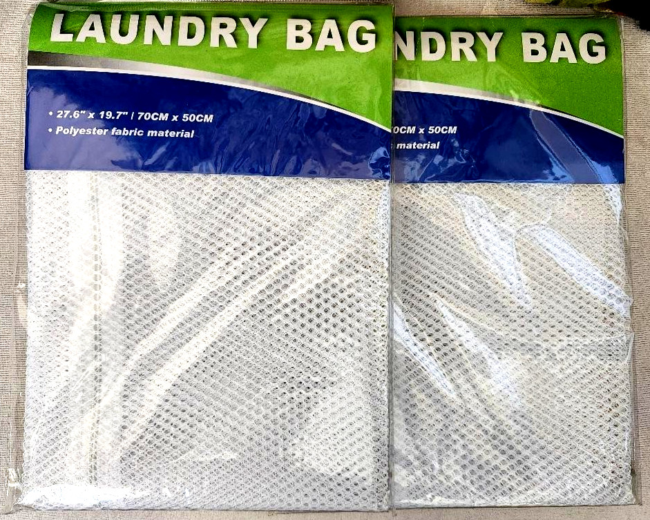 2 Pack Of Laundry Bag Polyester Fabric Material (27.6" by 19.7"), Brand New gallery