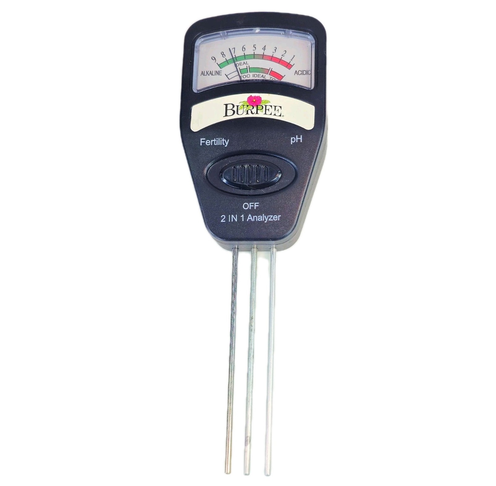 Burpee Electronic Soil Tester For pH And Fertility Testing No Batteries Required gallery