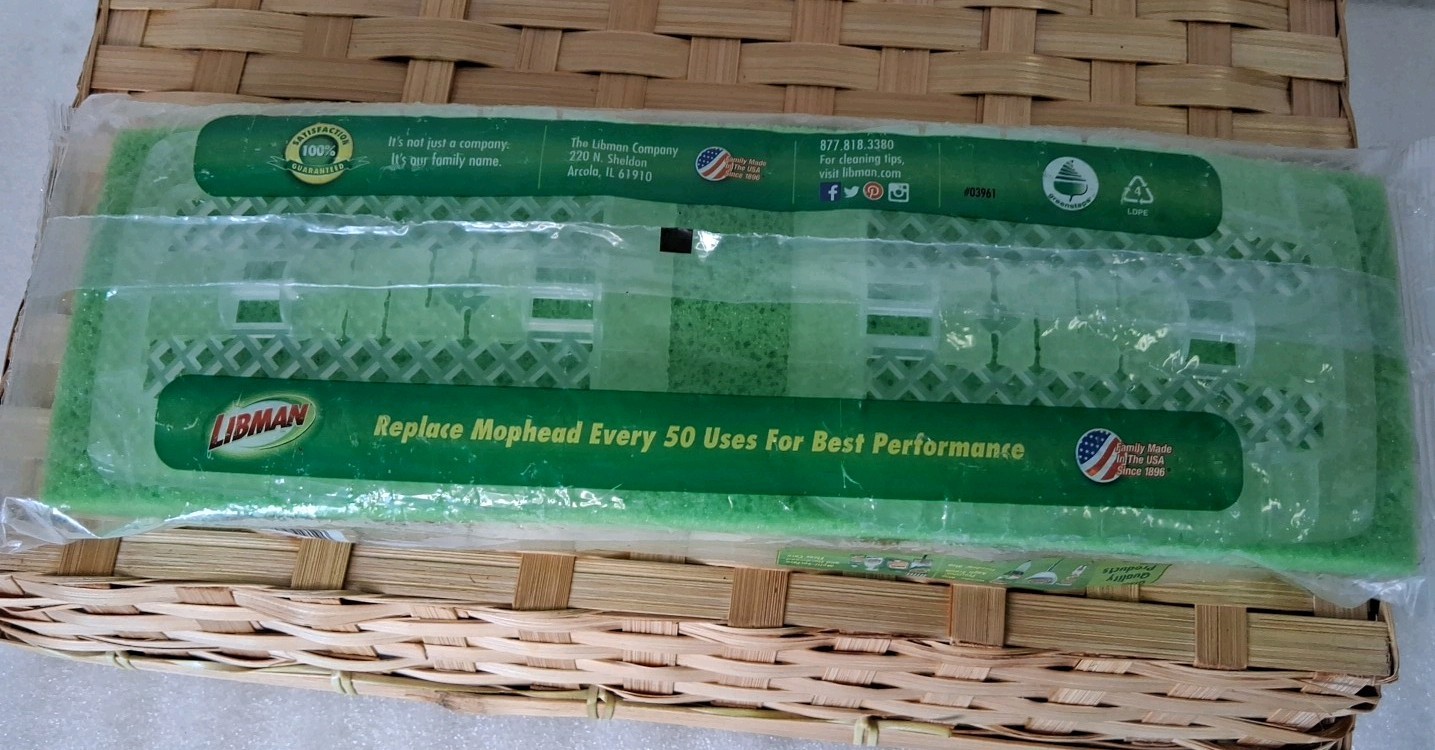 Libman Big Gator Mop Refill Super Absorbent Tear Resistant Sponge New USA Made gallery