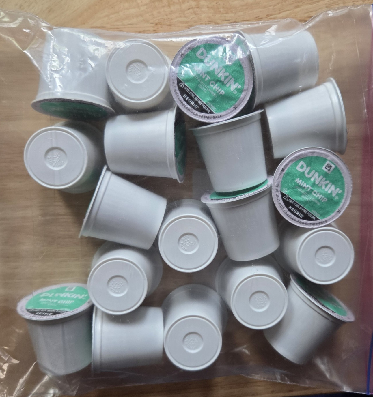 Keurig Dunkin' "Mint Chip" Flavor Coffee K-Cup 19 Pods - Loose, NO BOX gallery