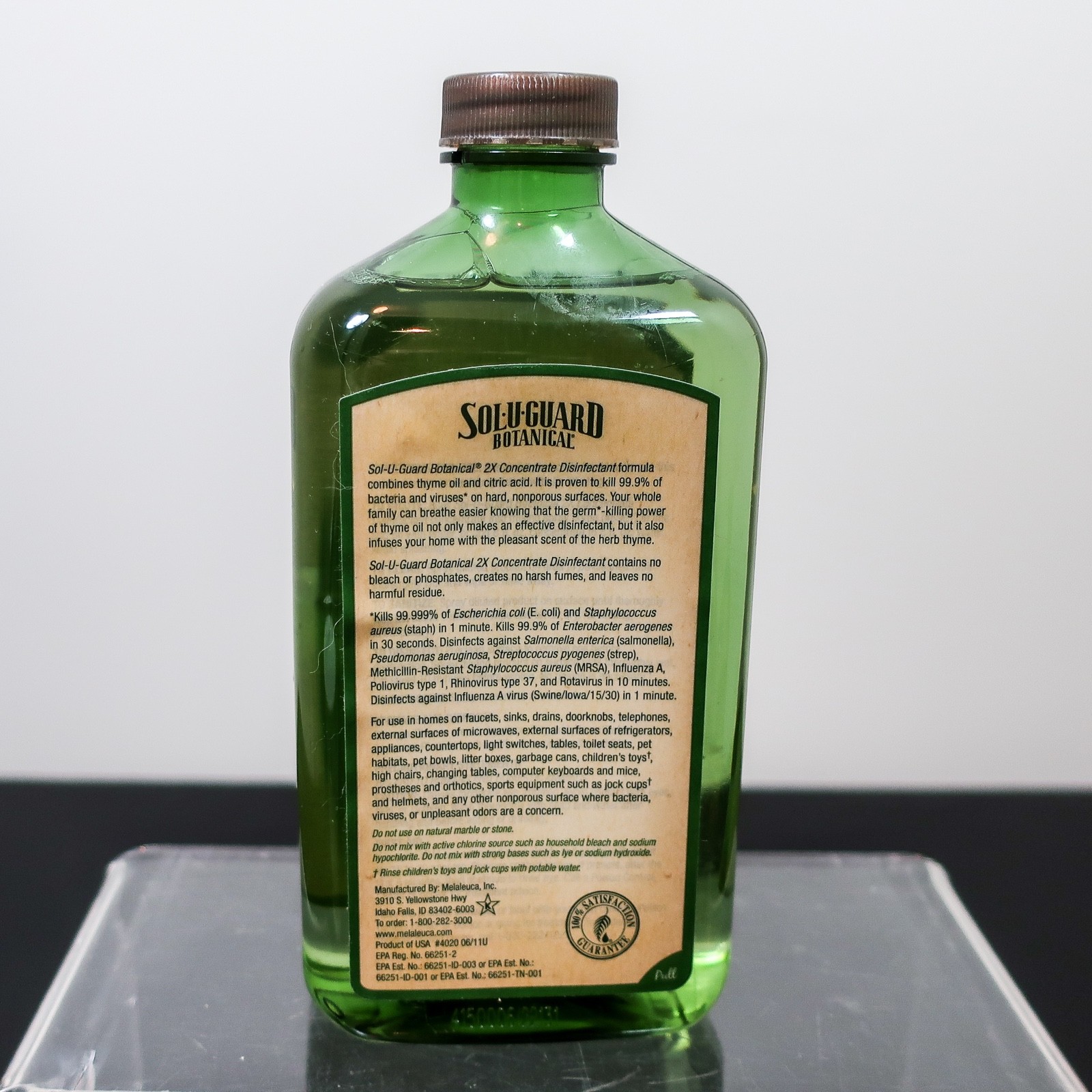 Melaleuca Sol-U-Guard & Sol-U-Mel Concentrate Disinfectant Products - 16oz each gallery