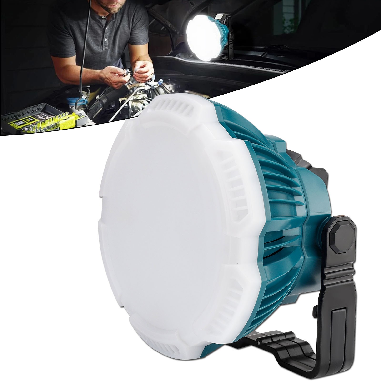 24W 2400LM LED Flashlight Work Light Spotlight for Makita 18V Li-ion Batteries gallery
