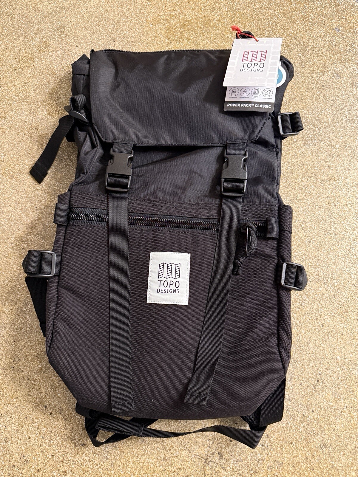 Topo Designs Rover Classic Black Backpack