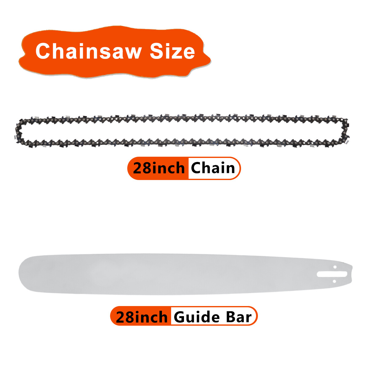 28" Guide Bar+3/8'' 0.058'' 92DL Chain Kit For Husqvarna 365 372XP 385 Chainsaw gallery