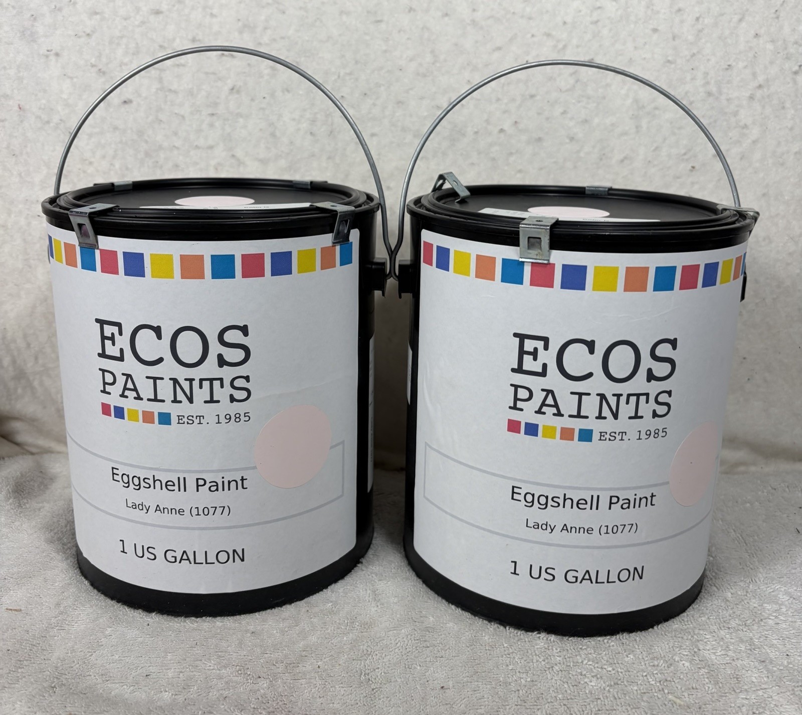 2 Gallons ECOS Paints Eggshell Finish – Color: Lady Anne (1077) gallery