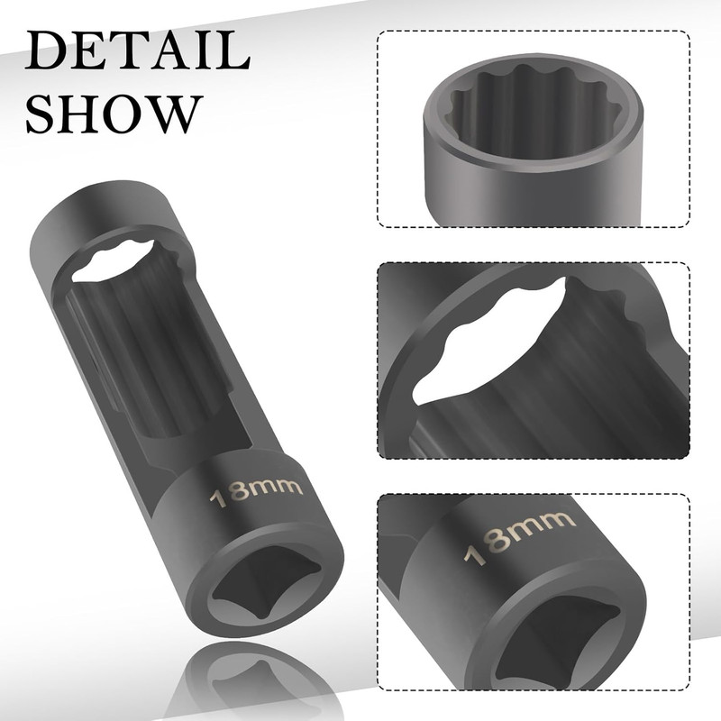 18Mm Shock Absorber Socket for Removal of Shock Absorbers Nut,Strut Nut Socket w gallery