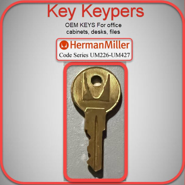 Herman Miller File Cabinet keys / Select your key code / Series UM226-UM427 gallery