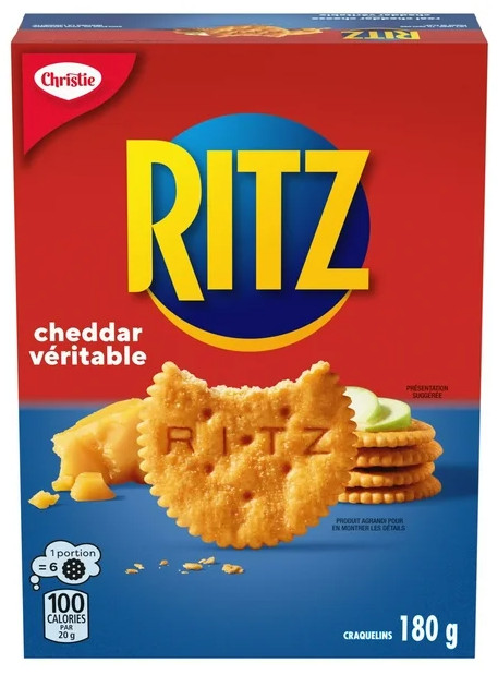 Ritz Real Cheddar Cheese Crackers, 180g (4 Pack) gallery