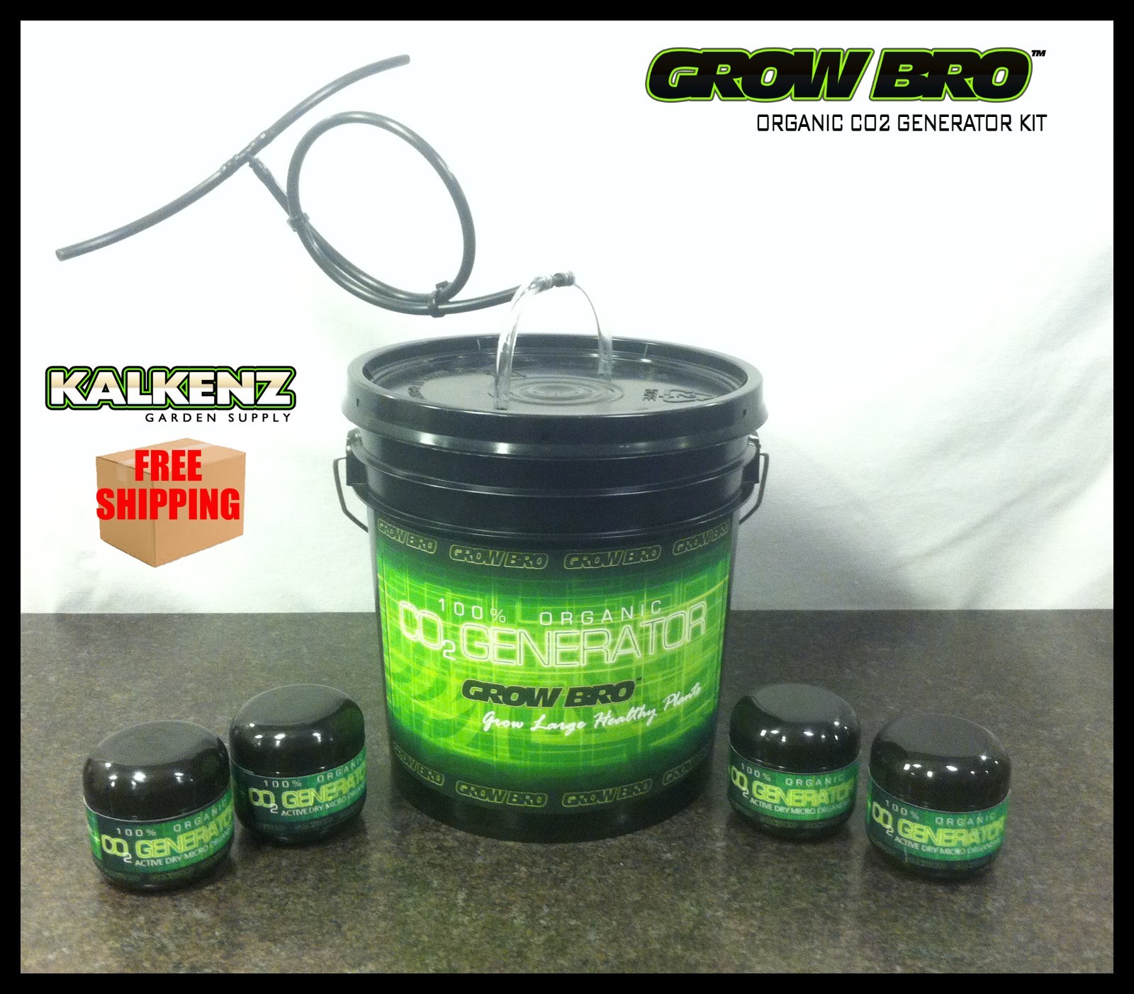 Co2 for Hydroponic grow kits system bubble tub DWC bubbler hydro garden clones gallery