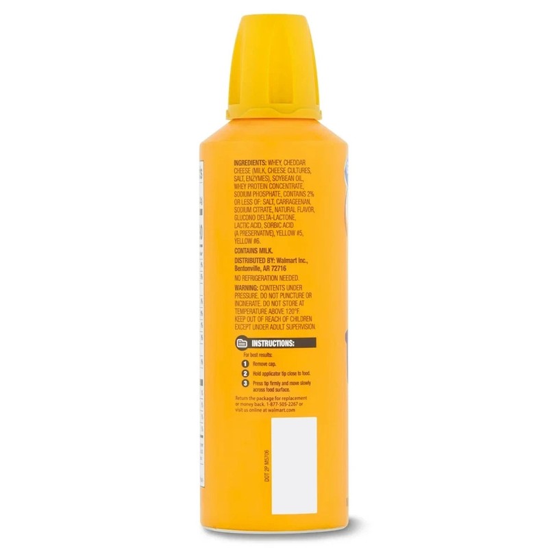 (2 pack) Great Value Cheese Wow! Spray Cheese, Cheddar, 8 oz... gallery