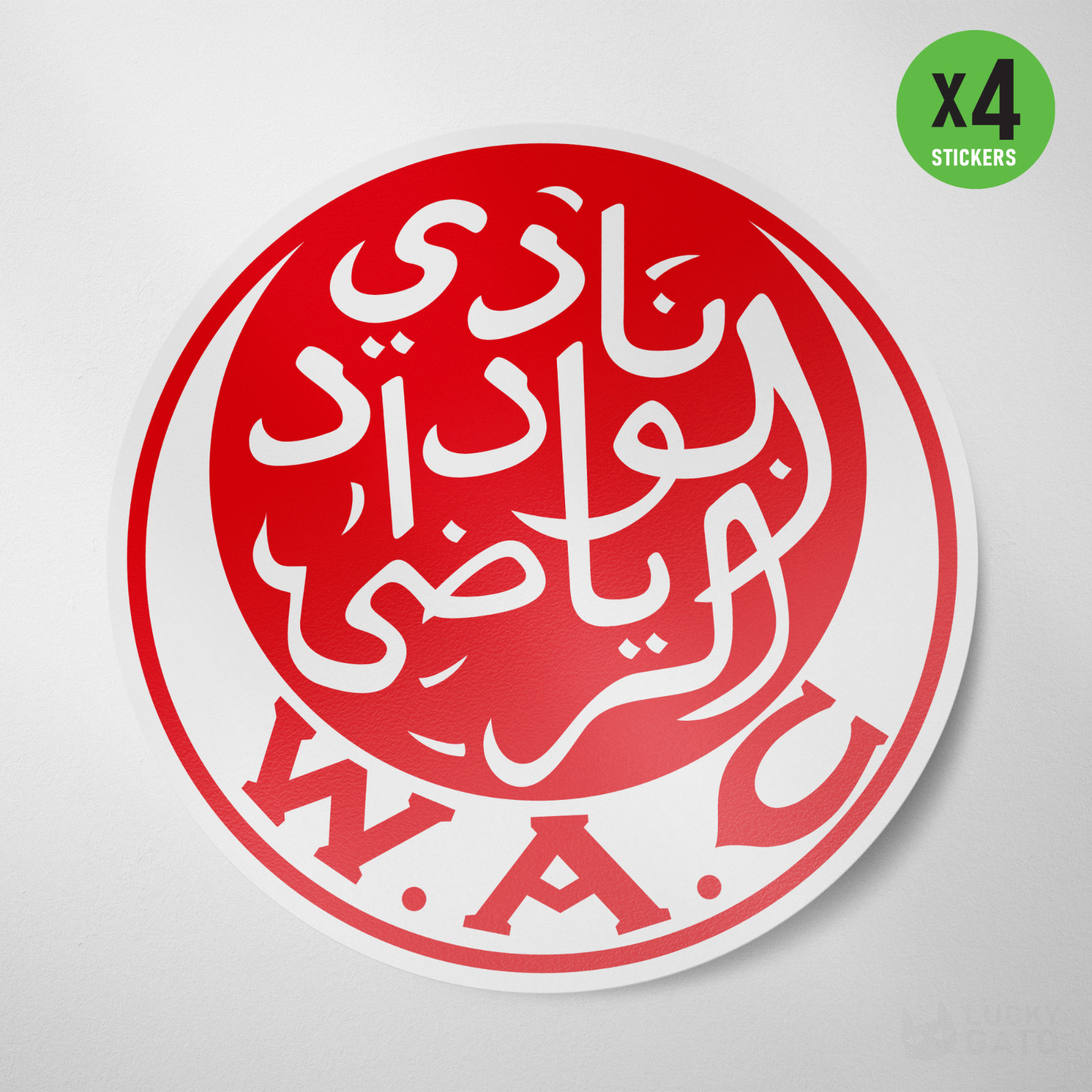 Wydad Athletic Club Morocco 4 Pack Sticker Vinyl Decal Soccer Casablanca WAC gallery