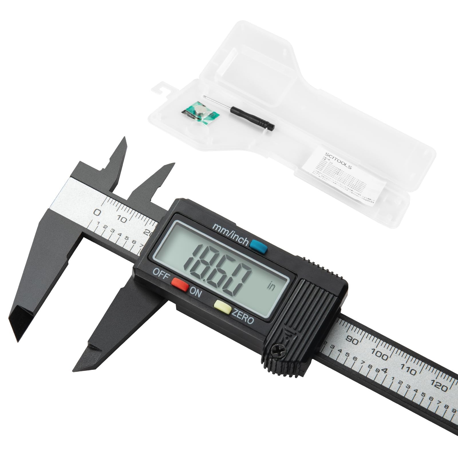 Digital Caliper 0-6" Measuring Tool, Micrometer Caliper with Auto-Off Feature... gallery
