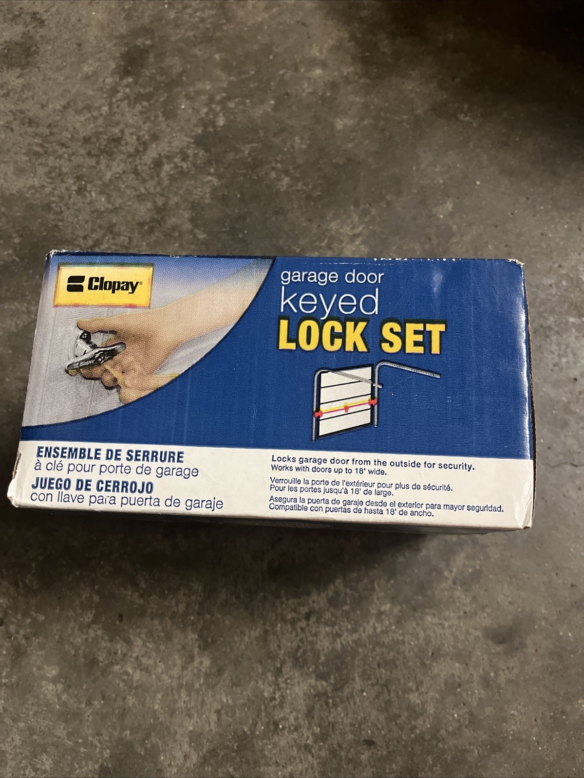 Clopay Garage Door Keyed Lock Set Outdoor Security Open Box gallery