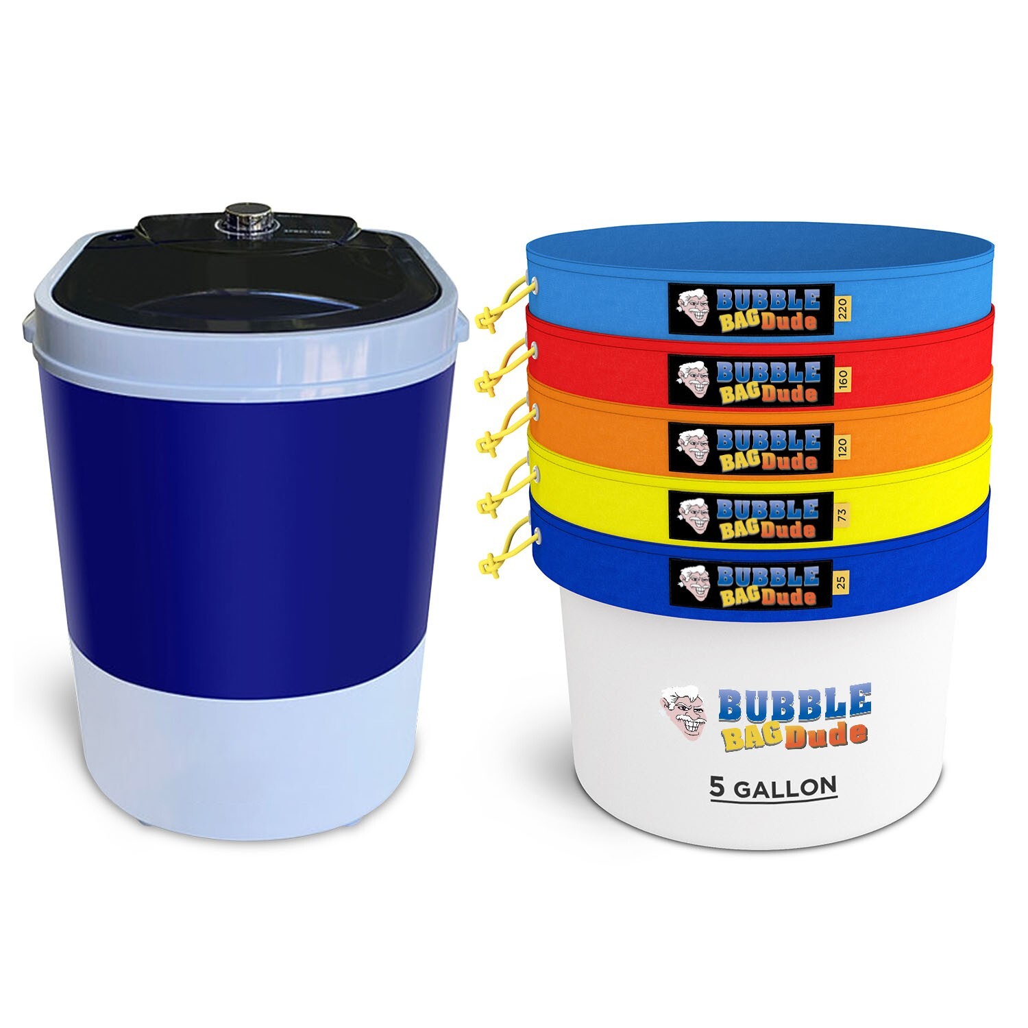 BUBBLEBAGDUDE Bubble Machine 5 Gallon with 5 Bag Kit Bubble Hash Bags Extractor gallery