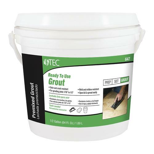 TEC Premixed Grout 647 - 1/2 gal (8 Colors) gallery
