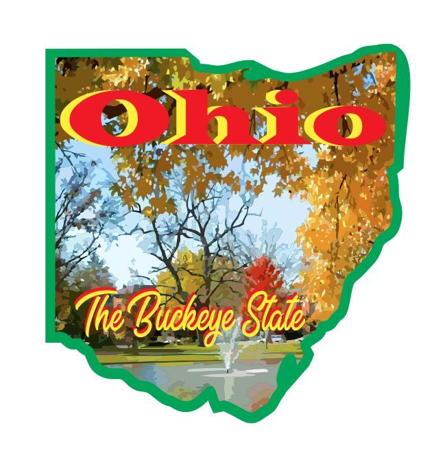 Ohio Sticker Decal R7070 gallery