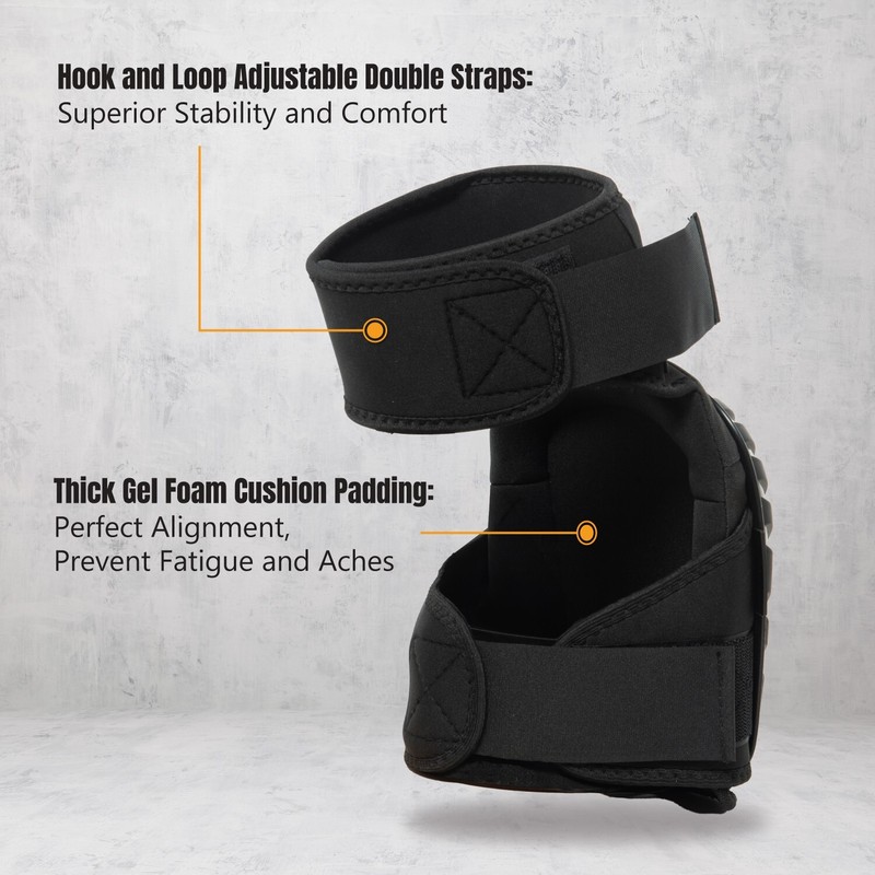 POWERTEC 71879 Knee Pads For Work, Construction, Flooring, Gardening, 1 PAIR gallery