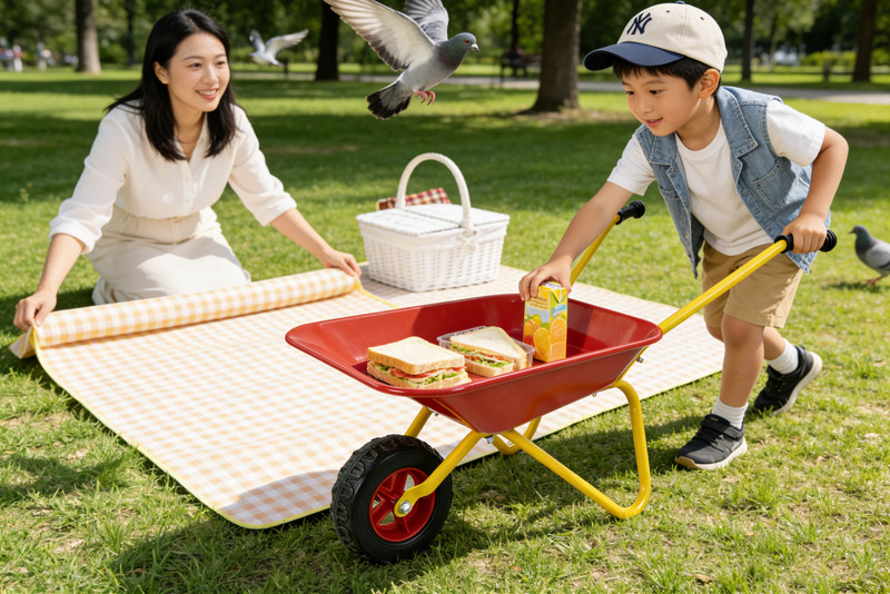 Children's Wheelbarrow Maximum Capacity 33LBS Children's Heavy Wheelbarrow gallery