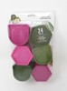 Core Condiment Container Set With Lids 24 Pc green pink purple each holds 3.5oz gallery