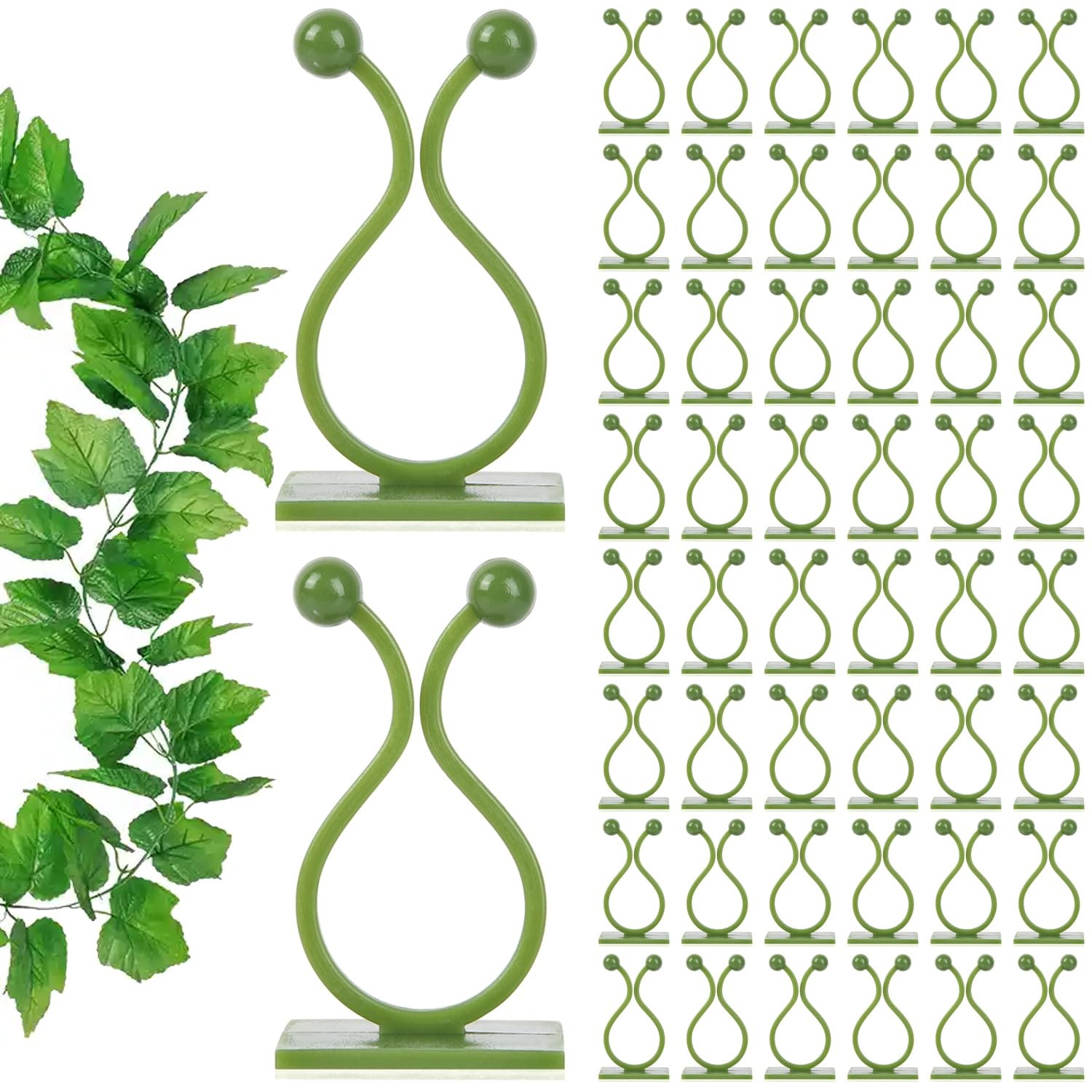 Plant Climbing Wall Clips - 120Pcs,Plant Hooks for Vines, Money Plant Clips (... gallery