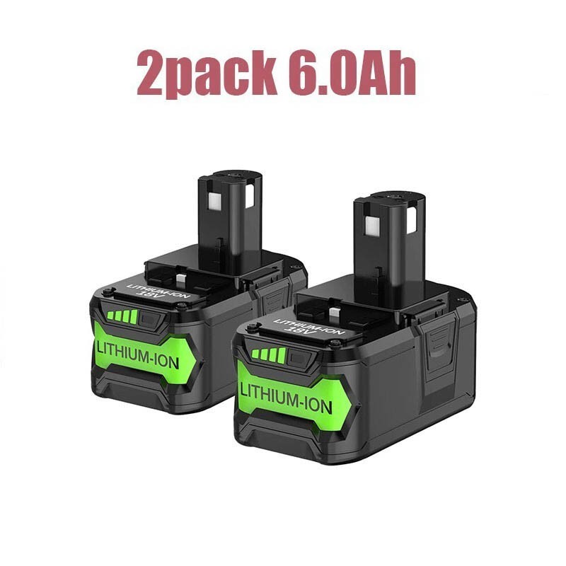 2X For RYOBI P108 18V One Plus High Capacity Battery 18 Volt Lithium-Ion 6.0Ah gallery