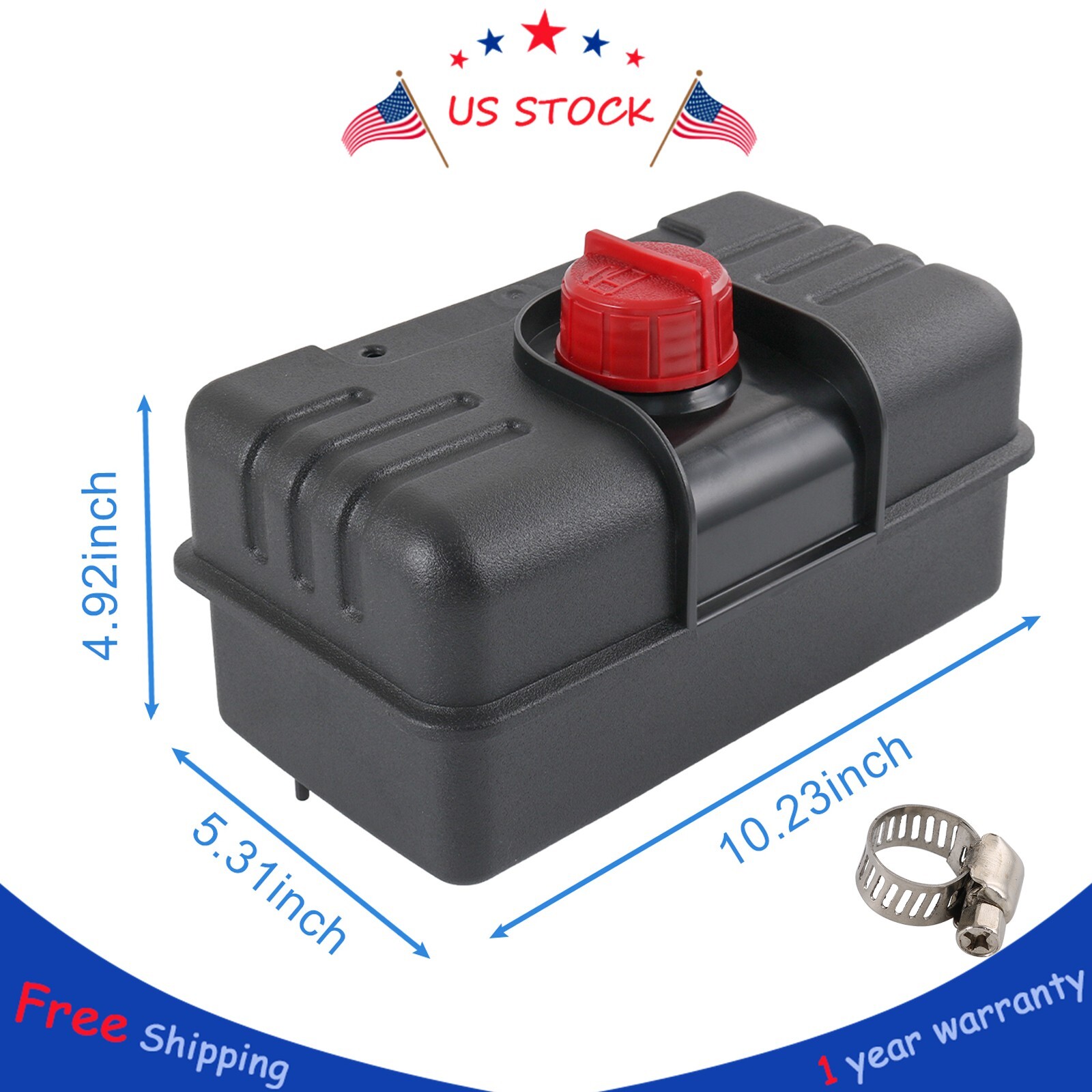 FOR Tecumseh 34156A One Gallon Fuel Tank with Cap Gas 4 Quart New gallery