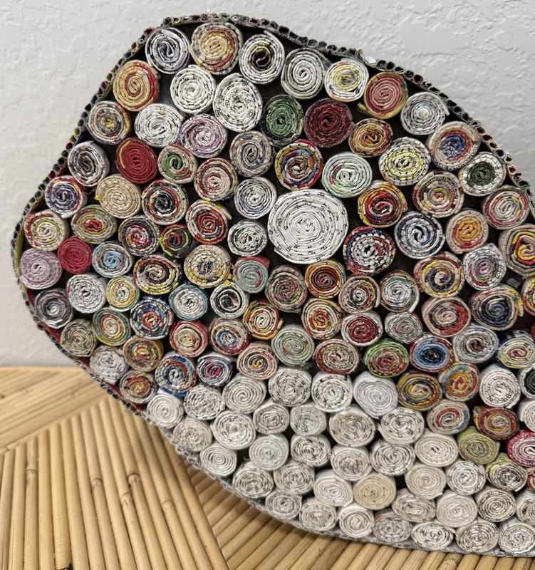 Folk Art Handmaid Decorative Whale Sculpture Quilling Home Decor Recycled Paper gallery