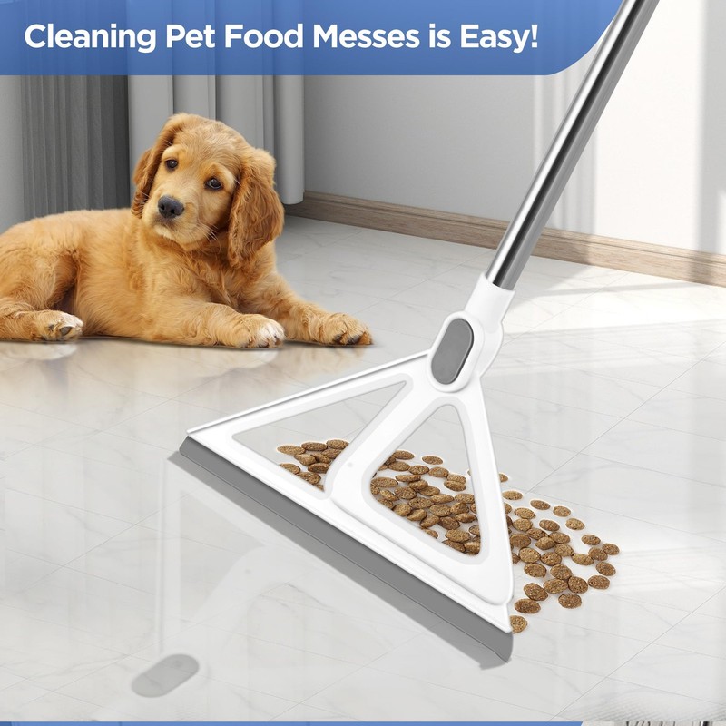 Multifunction Magic Broom, Squeegee Broom for Floor, Rubber 53 inches, Gray gallery