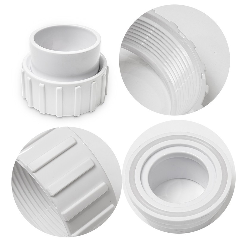 XtremepowerUS 2pcs Universal Union Replacement Socket 2" NPT x 1.5" / 2" Slip On gallery