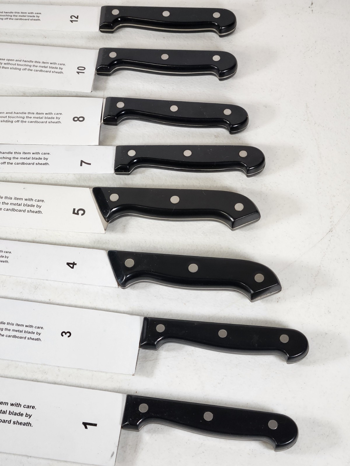 Ronco Showtime Six Star Plus 8 Pc Knife Set New Stainless Steel Kitchen Knives gallery