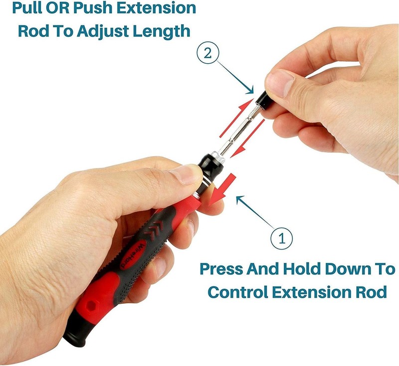 62 in 1 Precision Screwdriver Set Computer Repair Tool Kit Magnetic Bit gallery