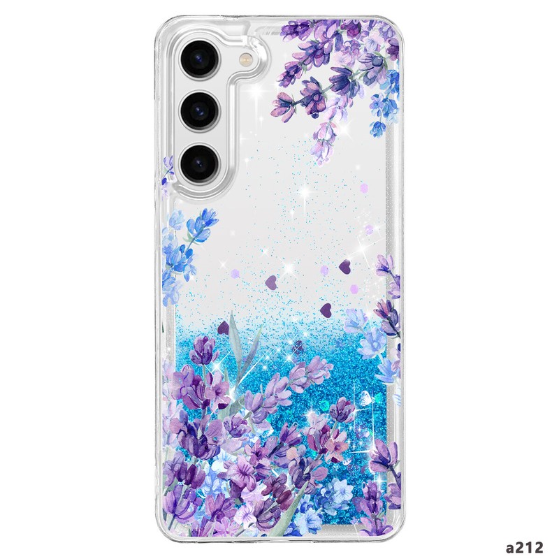 Bling Liquid Glitter Crystal TPU Phone Case Cover for Galaxy S24 S23 A55 A35 A15 gallery