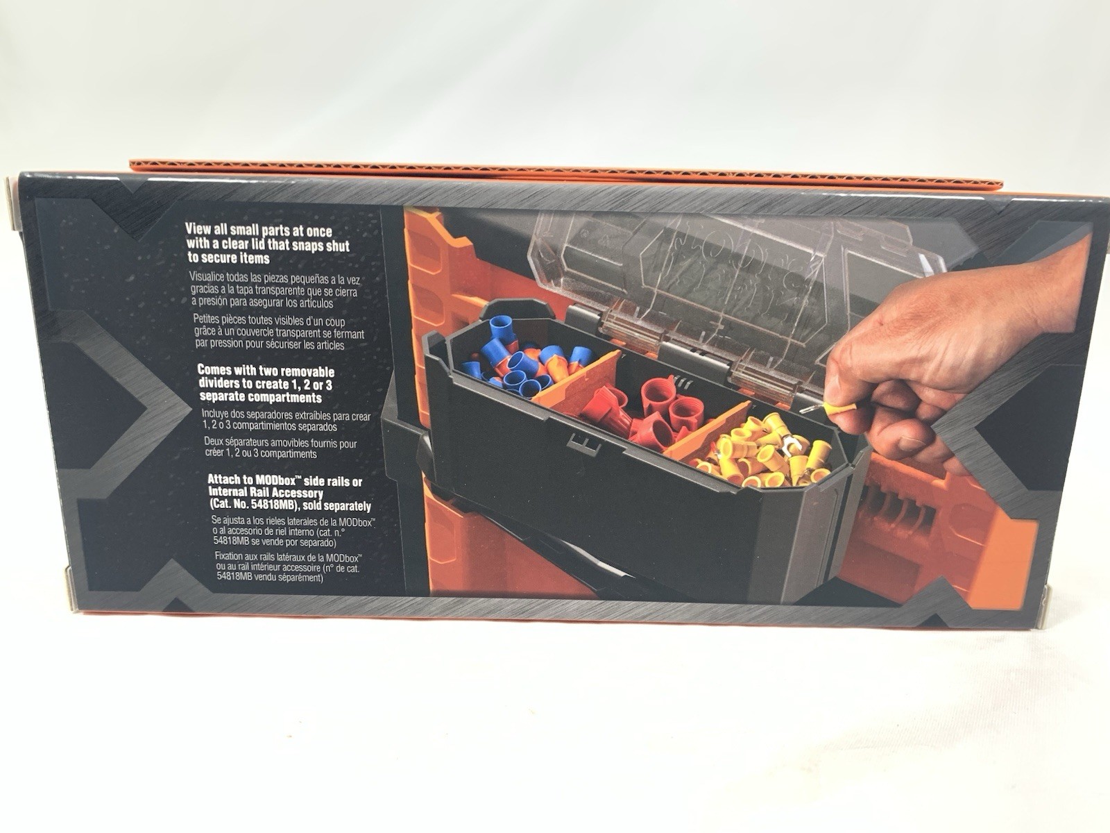 Klein Tools Modbox Parts Bin With Clear Lid Portable Tool Storage Organizer gallery