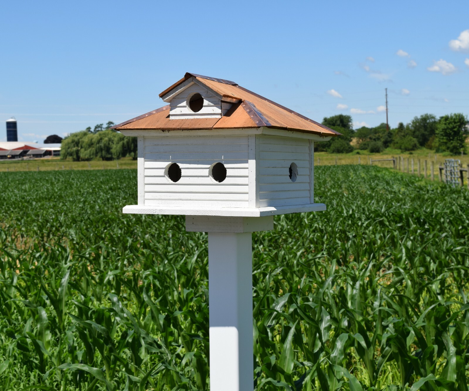 Martin birdhouse | Reclaimed materials birdhouse | Amish handmade | Made in USA gallery