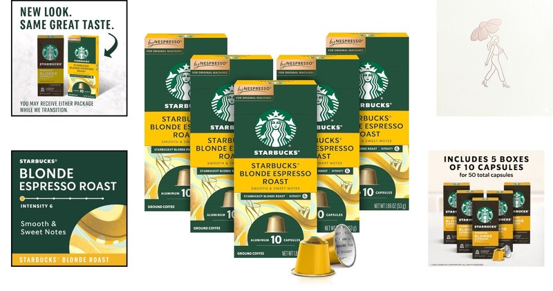 Nespresso Compatible Blonde Roast Espresso Pods - 50 Count for Home Brewing gallery
