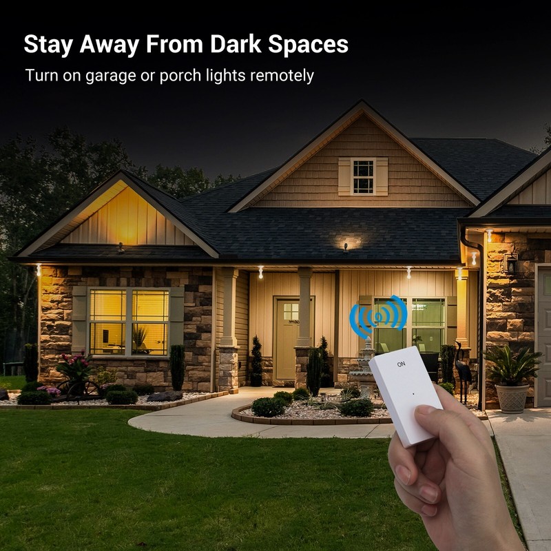 DEWENWILS Remote Control Light Bulb Socket E26 E27 Base, Wireless Light Switch gallery