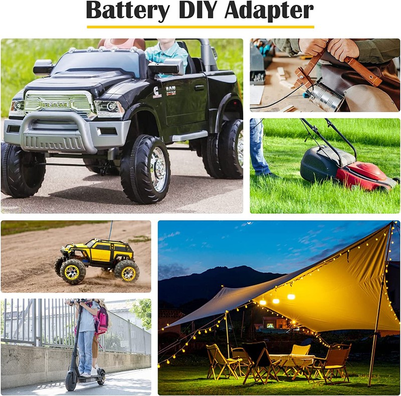 DIY Power Wheels Connector Adapter Compatible With Dewalt 18V 20V Battery Dock gallery