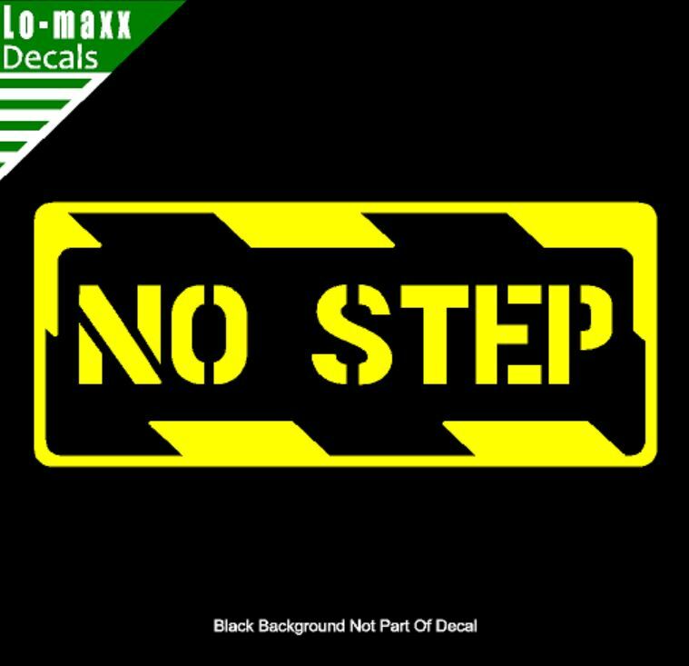 No Step Aircraft Markings Graphic Durable High Performance Die Cut Vinyl Decal gallery