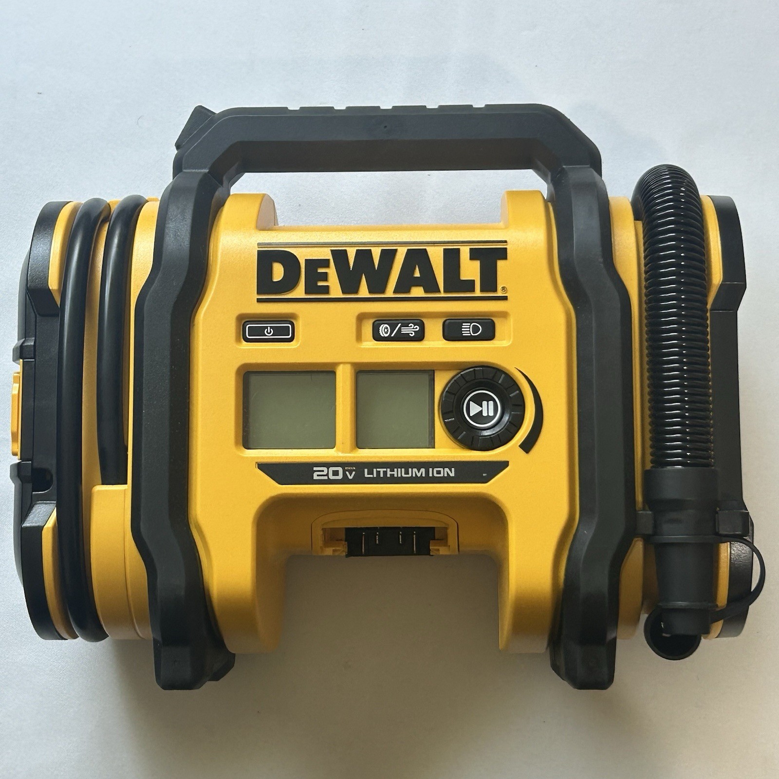 DEWALT 20V MAX Tire Inflator Portable Air Compressor Car Pump LED Light ToolOnly gallery