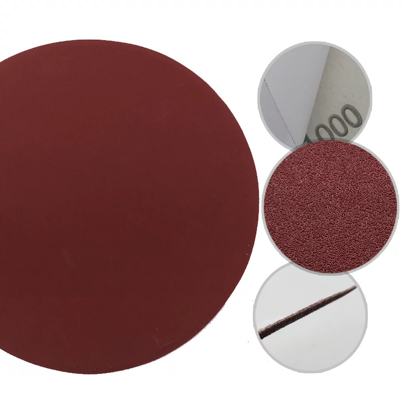 5" 125mm Self Adhesive Red Sanding Discs Sticky Backed Sandpaper 40-2000 Grit gallery