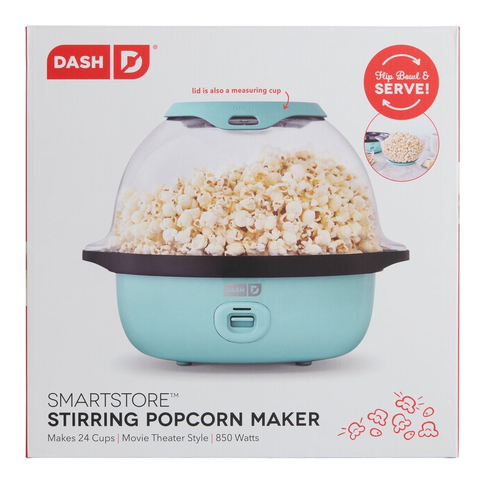 Dash 6qt SmartStore Stirring Popcorn Maker - Aqua gallery