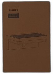 Philips Solar Motion Sensor Outdoor Wall Light, 3 Lighting Modes, 5000k Ip54
