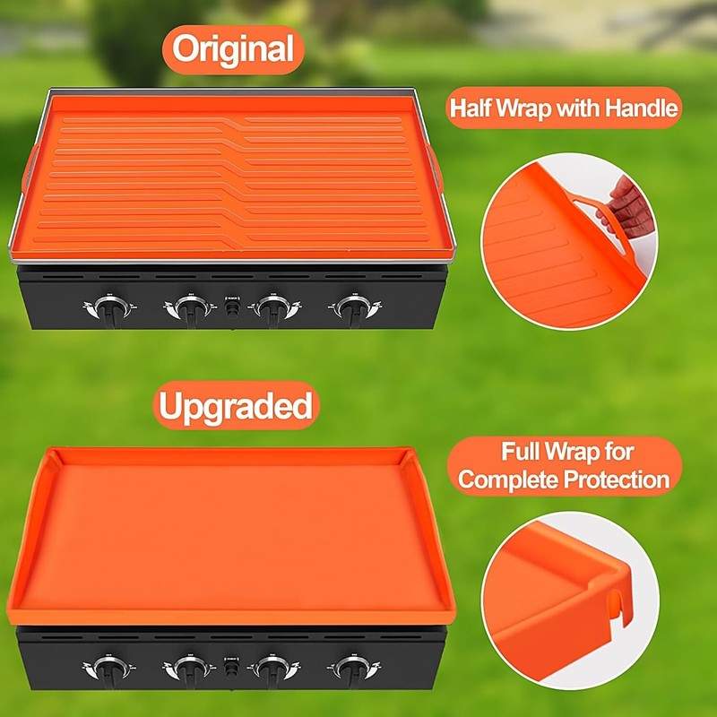 28 Inch Premium Silicone Griddle Cover - Full Edge Design to Extend Griddle Life gallery