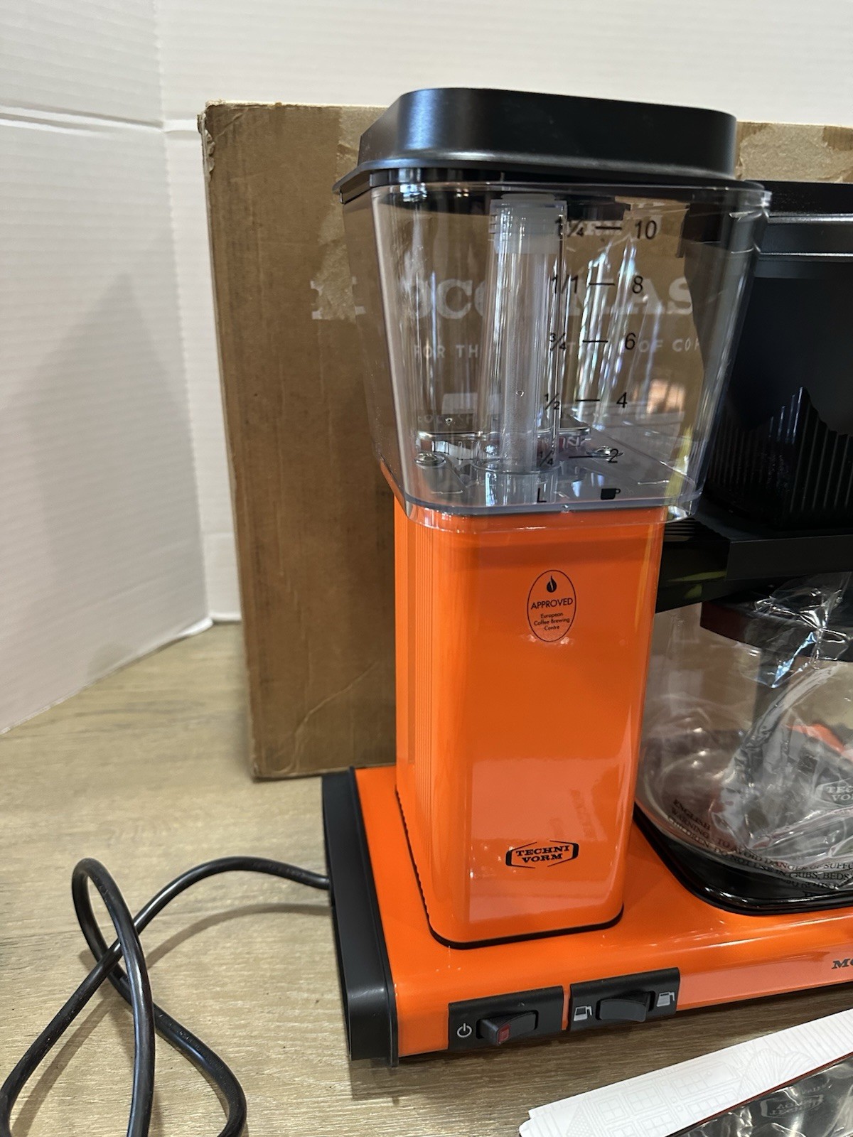 Technivorm MOCCAMASTER KBGV Coffee Maker Machine Orange 53947 gallery