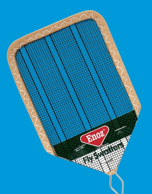 6 New ENOZ Wire Mesh FLY SWATTER 4.25"x6.5" Screen Blade Flying Insect Mosquito gallery