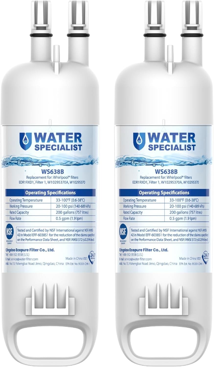 Waterspecialist Replacement forKenmore® 46-9081, 46-9930 Water Filter,2 Pack gallery